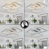 Solaro Plafoniera LED Cromo, Nichel opaco, 1-Luce