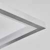 Solaro Plafoniera LED Cromo, Nichel opaco, 1-Luce