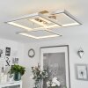 Solaro Plafoniera LED Cromo, Nichel opaco, 1-Luce