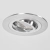 Monthois Lampada da incasso LED Cromo, Nichel opaco, 1-Luce