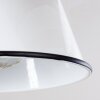 Oksbol Lampada da Tavolo Marrone, Bianco, 1-Luce