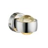 Globo Applique LED Cromo, 2-Luci