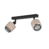 Illuminazione Eglo ROSLEY Plafoniera, Faretto da soffitto Nero, 2-Luci