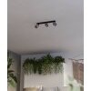 Illuminazione Eglo ROSLEY Plafoniera, Faretto da soffitto Nero, 3-Luci