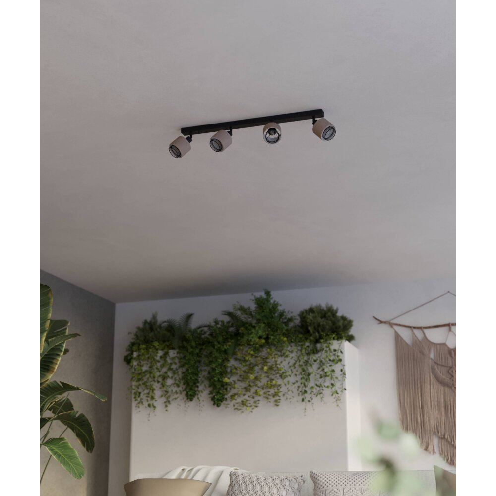Illuminazione Eglo ROSLEY Plafoniera, Faretto da soffitto Nero, 4-Luci main product photo