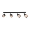 Illuminazione Eglo ROSLEY Plafoniera, Faretto da soffitto Nero, 4-Luci