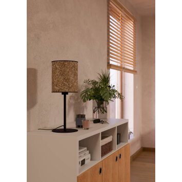 Illuminazione Eglo BUTTERBURN Lampada da tavolo Nero, 1-Luce