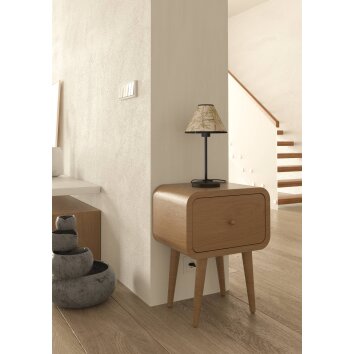 Illuminazione Eglo OXPARK Lampada da tavolo Nero, 1-Luce