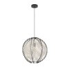 Illuminazione Eglo WAVERTON Lampadario a sospensione Nero, 1-Luce