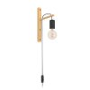 Illuminazione Eglo POCKLEY Plafoniera, Applique Marrone, Nero, 1-Luce