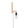 Illuminazione Eglo POCKLEY Plafoniera, Applique Marrone, Nero, 1-Luce