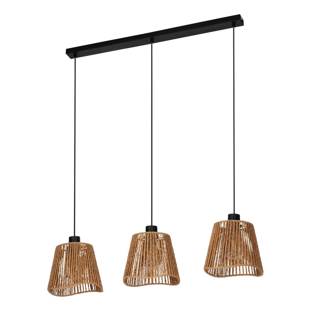 Illuminazione Eglo LAVISTER Lampadario a sospensione Nero, 3-Luci main product photo
