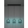 Illuminazione Eglo GINESTRONE-Z Lampadario a sospensione LED Nero, 3-Luci, Cambia colore