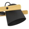 Illuminazione Eglo HORNWOOD-Z Plafoniera, Applique LED Marrone, Nero, 4-Luci, Cambia colore
