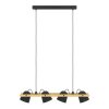 Illuminazione Eglo HORNWOOD-Z Lampadario a sospensione LED Marrone, Nero, 4-Luci, Cambia colore