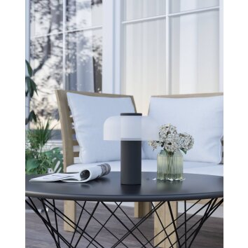 Illuminazione Eglo PONENTE Lampada da tavolo LED Nero, 1-Luce