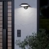 Illuminazione Eglo CERRISI Lampada solare LED Nero, 1-Luce, Sensori di movimento