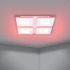 Illuminazione Eglo PADROGIANO-Z Plafoniera LED Bianco, Cambia colore