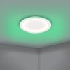 Illuminazione Eglo PADROGIANO-Z Plafoniera LED Bianco, Cambia colore