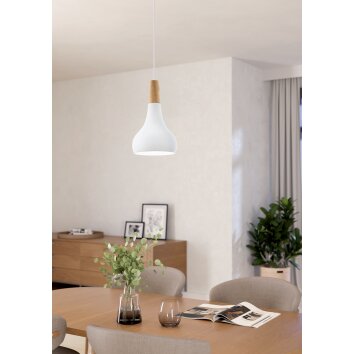 Illuminazione Eglo SABINAR Lampadario a sospensione Bianco