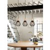 Illuminazione Eglo PALMORLA Lampadario a sospensione Marrone, Nero, 3-Luci