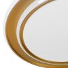 Illuminazione Eglo MOSCHETTA Plafoniera LED Oro, Cambia colore