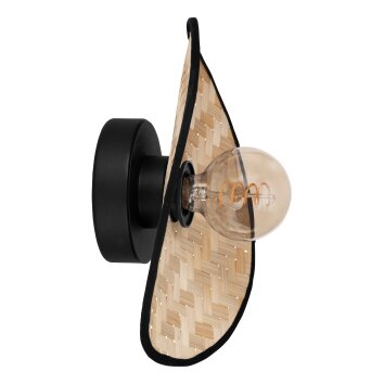 Illuminazione Eglo MARYWELL Applique Nero, 1-Luce