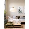 Illuminazione Eglo SUMMERHILL Lampadario a sospensione Marrone, Bianco, 1-Luce