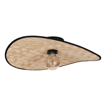 Illuminazione Eglo MARYWELL Plafoniera Nero, 1-Luce