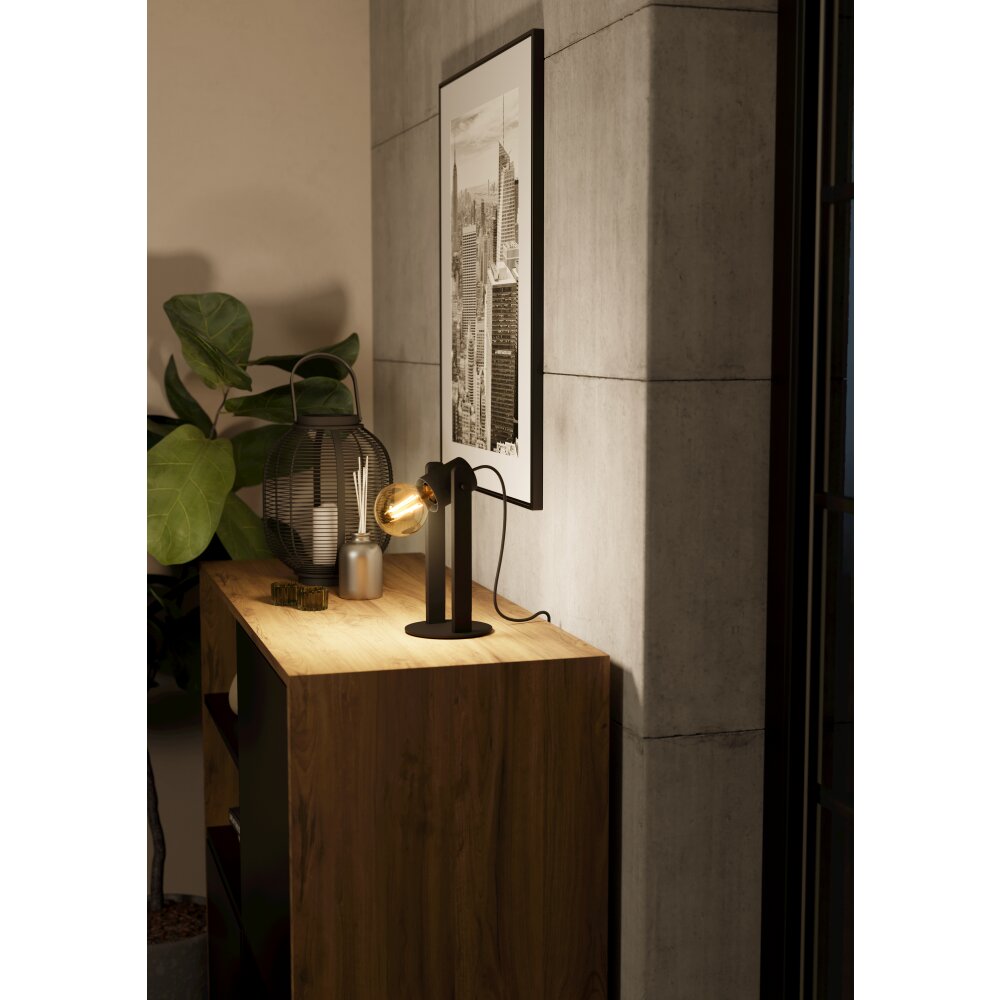 Illuminazione Eglo PLIMSOLL Lampada da tavolo Nero, 1-Luce main product photo