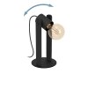 Illuminazione Eglo PLIMSOLL Lampada da tavolo Nero, 1-Luce