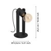 Illuminazione Eglo PLIMSOLL Lampada da tavolo Nero, 1-Luce