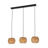 Illuminazione Eglo SHELDON Lampadario a sospensione Nero, 3-Luci