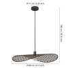 Illuminazione Eglo SWABY Lampadario a sospensione Bronzo, 1-Luce