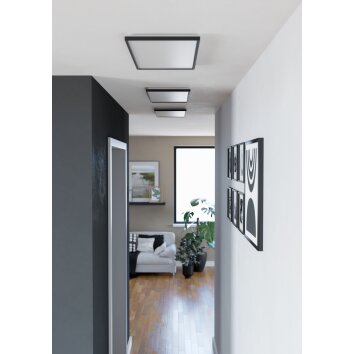 Illuminazione Eglo ROVITO Plafoniera LED Nero, Cambia colore