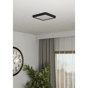 Illuminazione Eglo EGLO Plafoniera LED Nero, Cambia colore