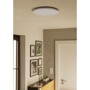Illuminazione Eglo ROVITO-R Plafoniera LED Bianco, Telecomando