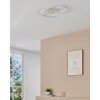 Illuminazione Eglo AMANDOLO Plafoniera LED Bianco, Telecomando, Cambia colore