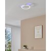Illuminazione Eglo AMANDOLO Plafoniera LED Bianco, Telecomando, Cambia colore
