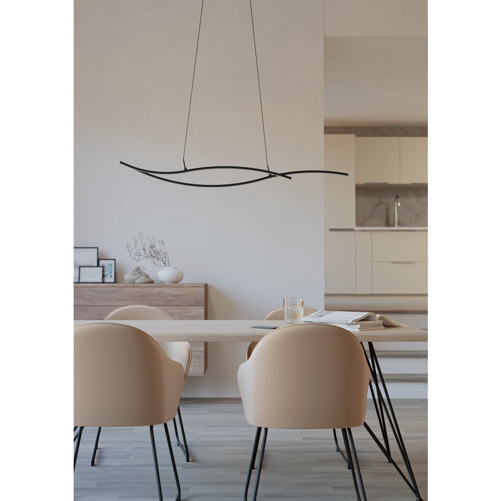 Illuminazione Eglo GRISOLIA Lampadario a sospensione LED Nero main product photo