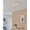 Illuminazione Eglo AMANDOLO Plafoniera LED Bianco, Telecomando, Cambia colore