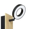 Illuminazione Eglo RIELVES Faretto da soffitto, Applique LED Marrone, Nero
