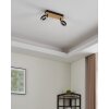 Illuminazione Eglo RIELVES Plafoniera, Faretto da soffitto LED Marrone, Nero