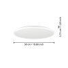 Illuminazione Eglo ROVITO-R Plafoniera LED Bianco, Telecomando