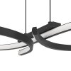 Illuminazione Eglo SERPINS Lampadario a sospensione LED Nero