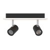 Illuminazione Eglo RIMBOCCHI Plafoniera, Faretto da soffitto LED Marrone, Nero