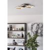 Illuminazione Eglo CALLIERA Plafoniera LED Ottone, Nero