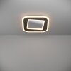 Illuminazione Eglo MACCHIONI Plafoniera LED Nero, Bianco, Telecomando