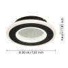 Illuminazione Eglo MACCHIONI Applique LED Nero, Bianco