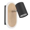 Illuminazione Eglo RIMBOCCHI Faretto da soffitto, Applique LED Marrone, Nero